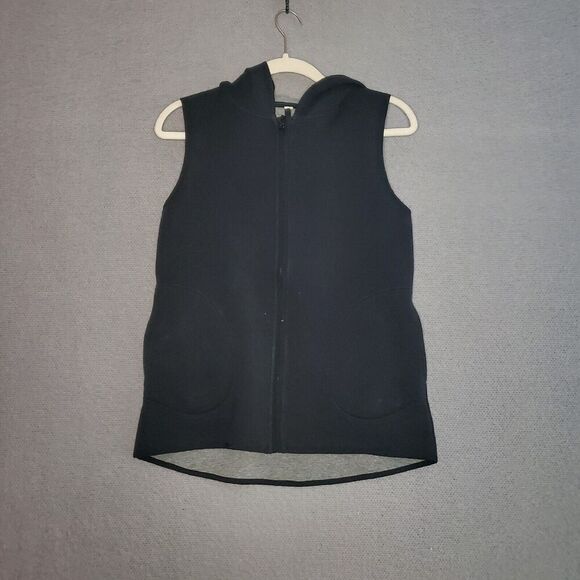 LULULEMON Insculpt Vest Reversible Black Heathered Gray Full Zip 8 - Picture 4 of 8